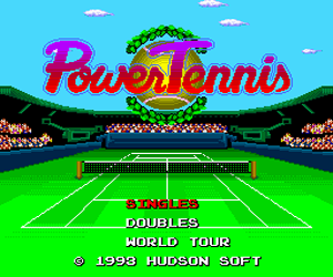 Power Tennis (Japan) Screenshot